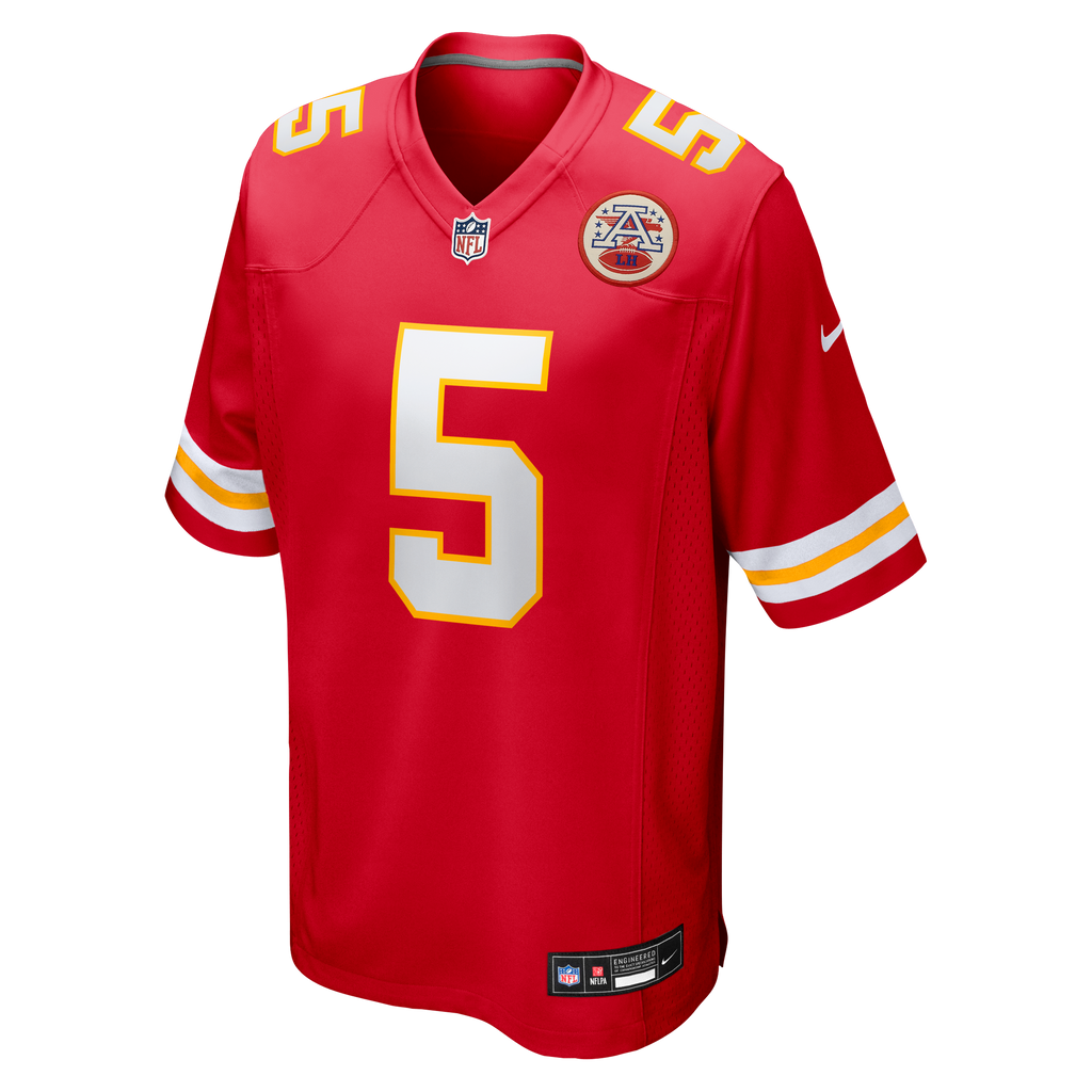 Men's Kansas City Chiefs Nike Red 2026 Nfl Draft First Round Pick No 6 Team Game Jersey