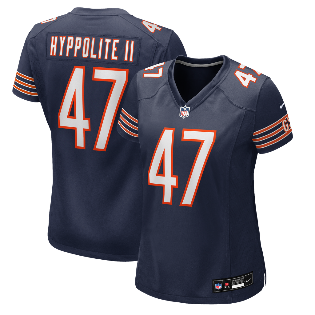 Women's Chicago Bears Ruben Hyppolite Ii Nike Navy Team Game Jersey