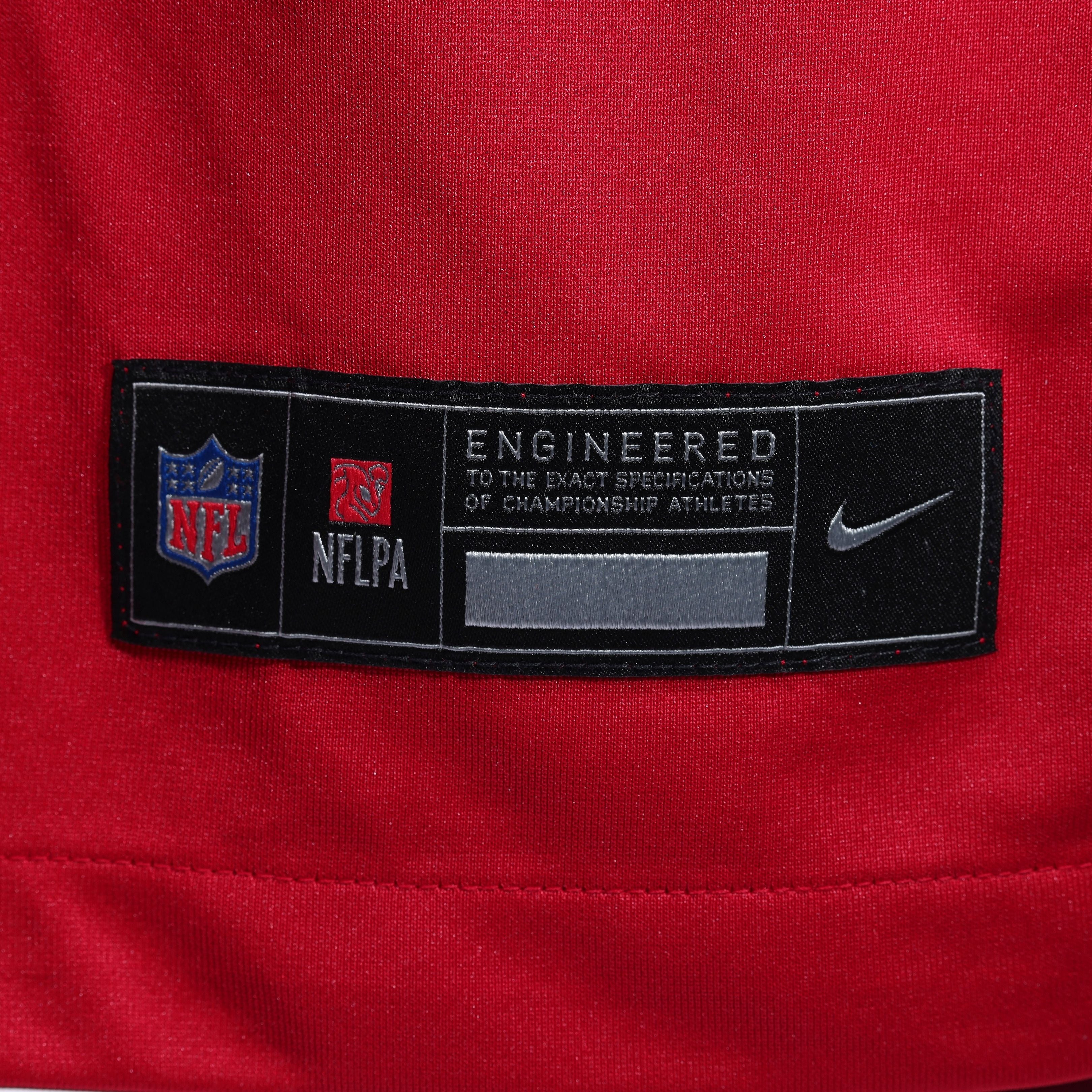 Men's San Francisco 49Ers Kyle Juszczyk Nike Scarlet 80Th Anniversary Game Jersey