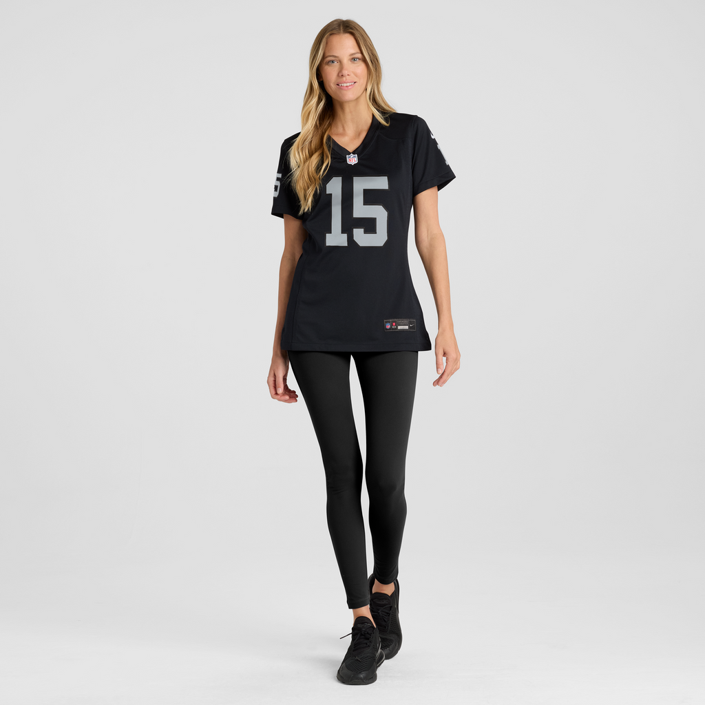 Women's Las Vegas Raiders Fernando Mendoza Nike Black Team Game Player Jersey