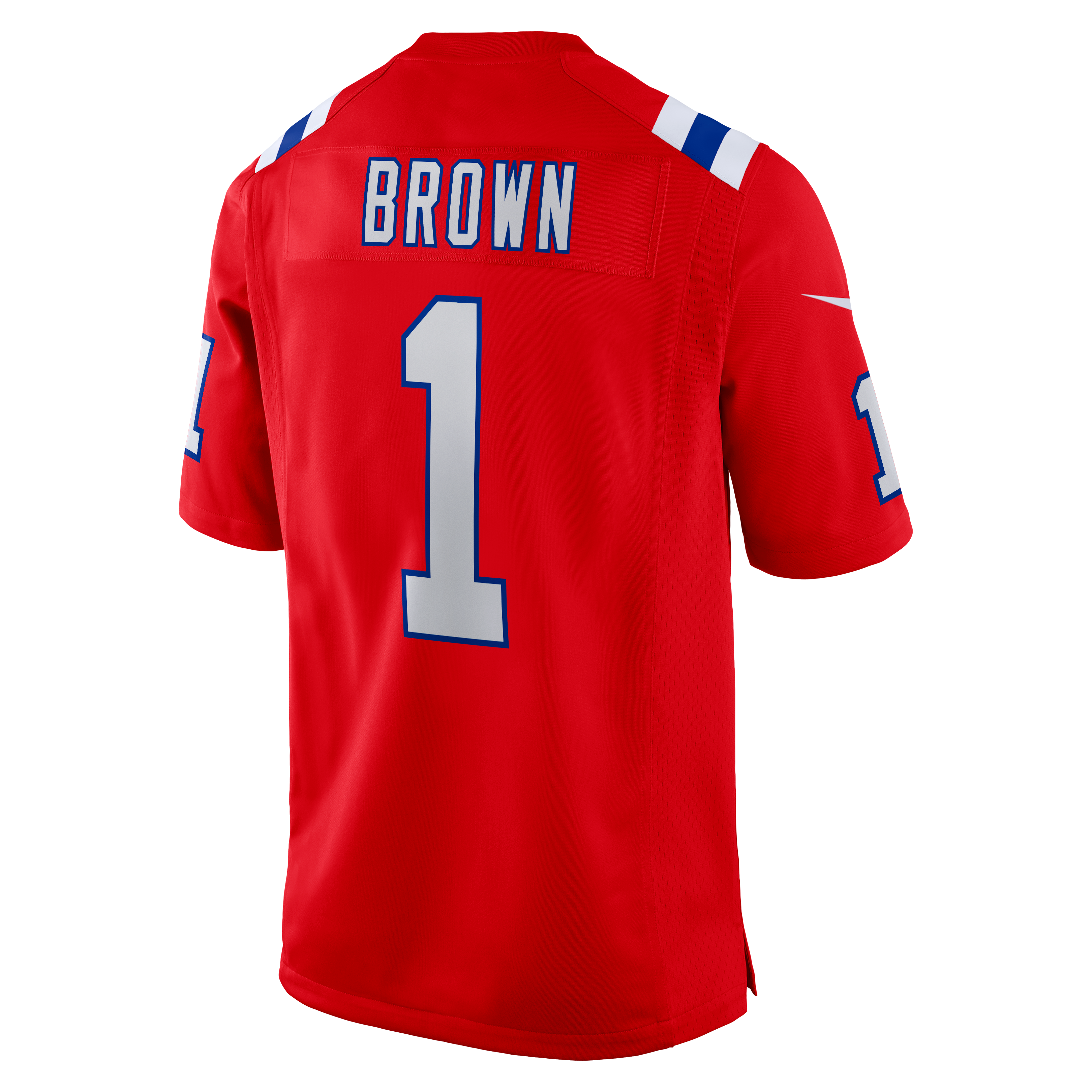 Men's New England Patriots Aj Brown Nike Red Game Jersey